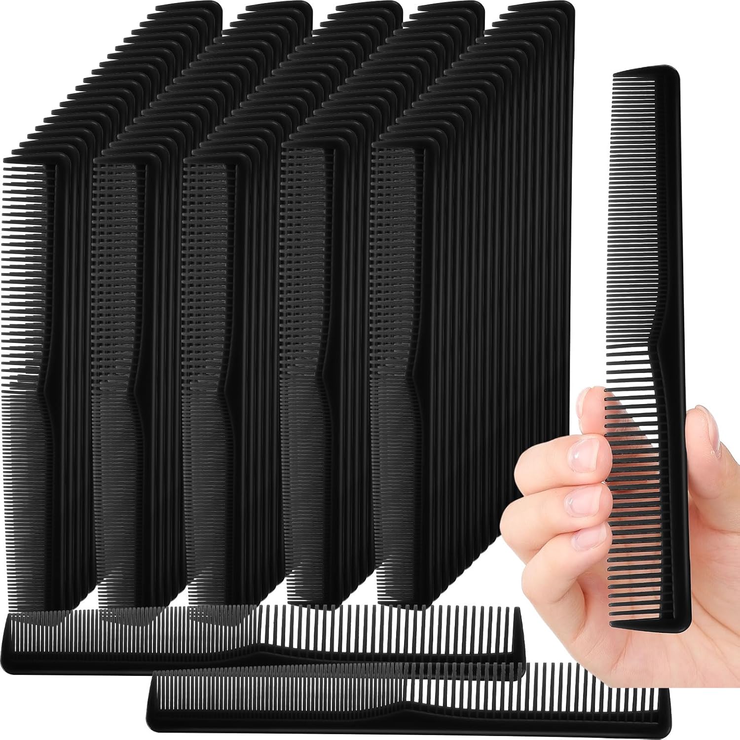 Hestya 100pack 7-inch styling combs