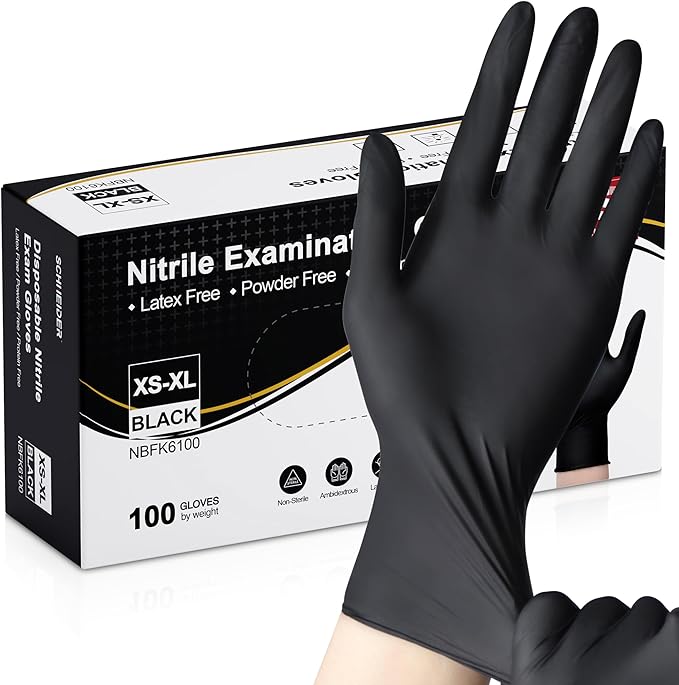 Schneider Nitrile Exam Gloves- Large