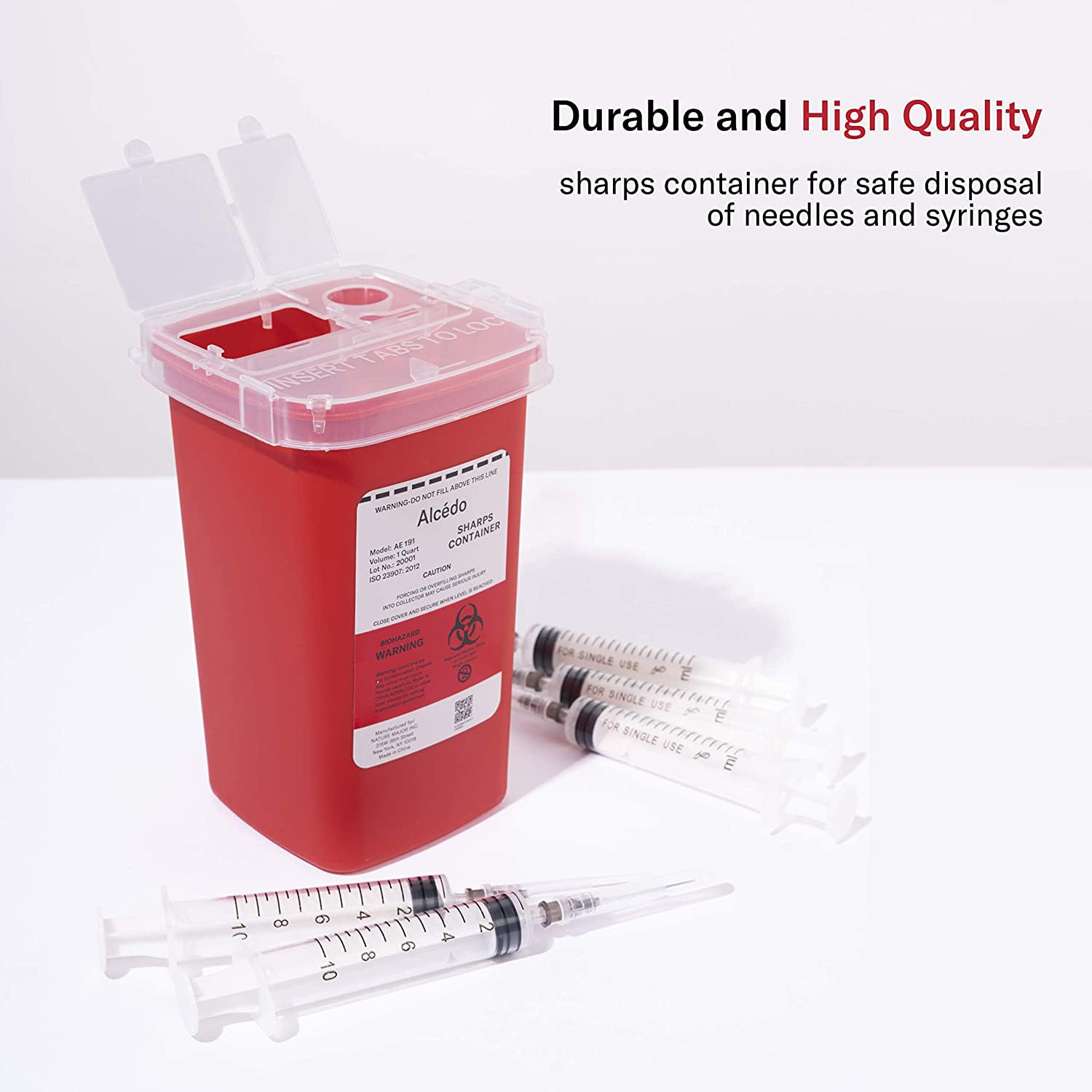 Alcedo Sharps container